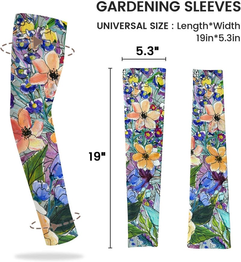 YPHCDO Store Gardening Sleeves for Women Farm Sun Protection Thorn Proof Cooling Arm Sleeves to Cover Arms for Garden Sports - Image 5